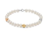 Bracciale Miluna Donna BRACC. PERLE BOULE E FANTASIA in Oro Perla PBR2838V